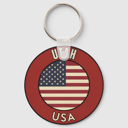 Utah's Mighty 5 - Nationale parken cadeau Sleutelhanger (Voorkant)