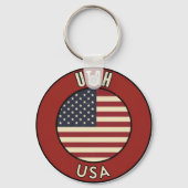 Utah's Mighty 5 - Nationale parken cadeau Sleutelhanger (Achterkant)