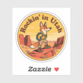 Utah's Mighty 5 - Nationale parken cadeau Sticker (Vel)