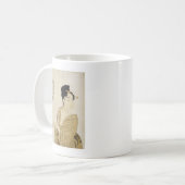 Utamaro Fickle Type 1792 Art Prints Koffiemok (Voorkant links)