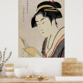 Utamaro Kitagawa 6 Poster (Keuken)