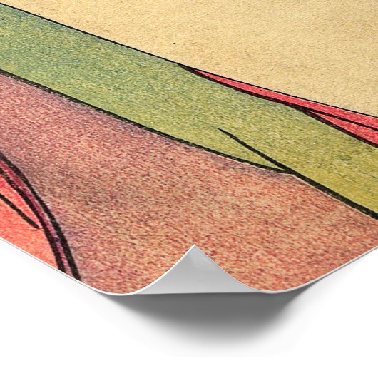 Utamaro: Kushi (Comb). Poster (Hoek)