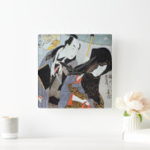 Utamaro: Lovers, 1797 Vierkante Klok (Huis)