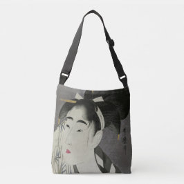Utamaro’s Ase O Fuku Onna kunsttassen Crossbody Tas