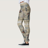 Utamaro’s Japanse Kunst leggings (Links)