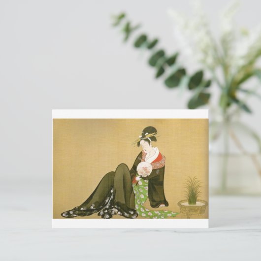 Utamaro - UKIYOE- Briefkaart (Staand voorkant)