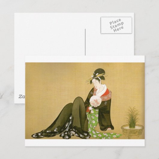 Utamaro - UKIYOE- Briefkaart (Voorkant / Achterkant)