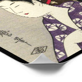 Utamaro Yuyudo ukiyo-e art Poster (Hoek)