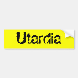 Utardia Bumpersticker