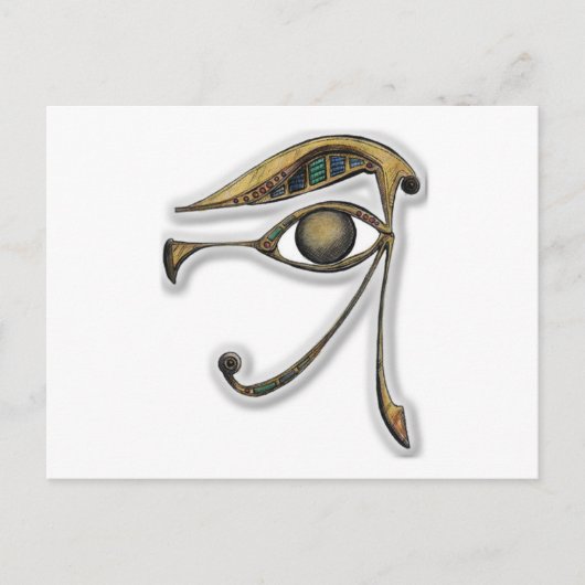 Utchat - Amulet of Protection Briefkaart (Voorkant)