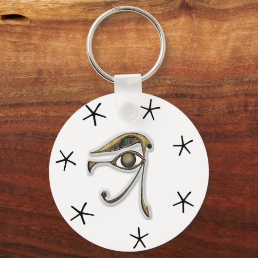 Utchat - Amulet of Protection Sleutelhanger (Voorkant)