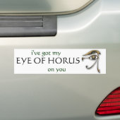 Utchat - Amulet van Bescherming Bumpersticker (Op auto)