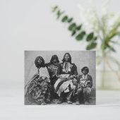 Ute Family  Stereoview Briefkaart (Staand voorkant)