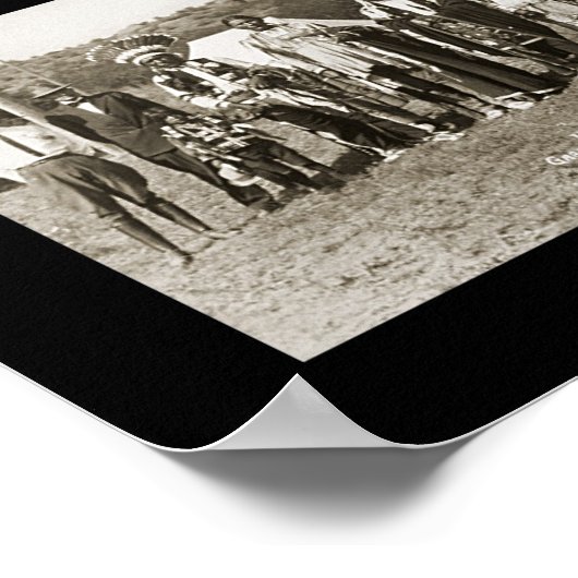 Ute Indian Camp Foto 1913 Poster (Hoek)