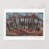 Ute Mountain Indian Reservation, Colorado Briefkaart (Voorkant)