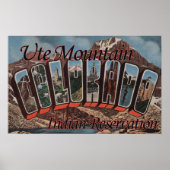 Ute Mountain Indian Reservation, Colorado Poster (Voorkant)