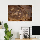 Ute Petroglyphs Poster (Thuiskantoor)