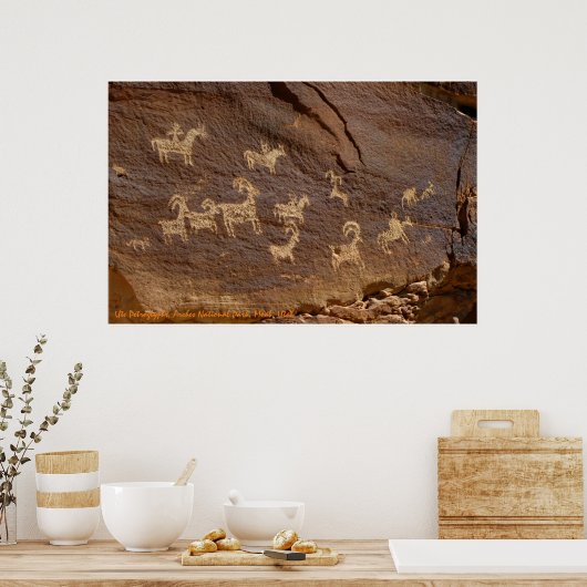 Ute Petroglyphs Poster (Keuken)