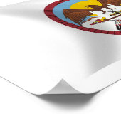 Ute Stam Vlag Poster Print (Hoek)