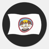 Ute Tribe Flag Sticker (Voorkant)