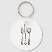 UTENSILEN... KNIFE, FORK, SPOON SLEUTELHANGER (Voorkant)