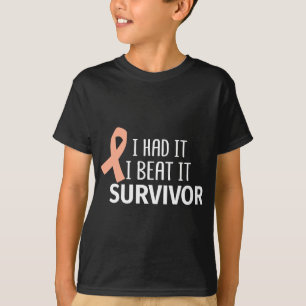 Uteriene kanker die ik had... ik heb het overleven t-shirt