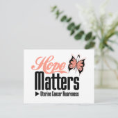Uteriene kanker HOPE-AANGELEGENHEDEN Briefkaart (Staand voorkant)