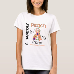 Uteriene kanker ik Draag voor mijn vriend 43 T-shirt