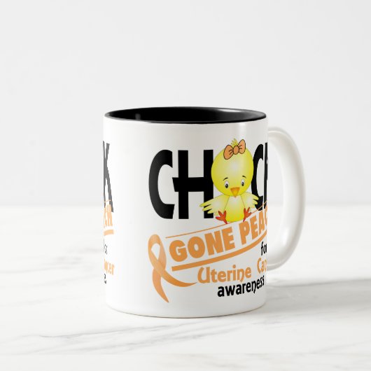 Uteriene kanker kloon Perceel 2 Tweekleurige Koffiemok (Voorkant rechts)
