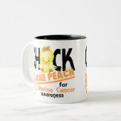 Uteriene kanker kloon Perceel 2 Tweekleurige Koffiemok (Voorkant links)