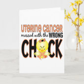 Uteriene kanker met de verkeerde griep kaart (Gele Bloem)