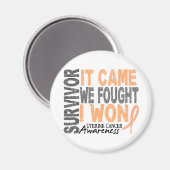 Uteriene kanker overlevende het werd dat we vonden magneet (Voorkant / Achterkant)