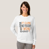 Uteriene kanker overlevende het werd dat we vonden t-shirt (Voorkant volledig)