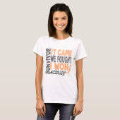 Uteriene kanker overlevende het werd dat we vonden t-shirt (Voorkant volledig)