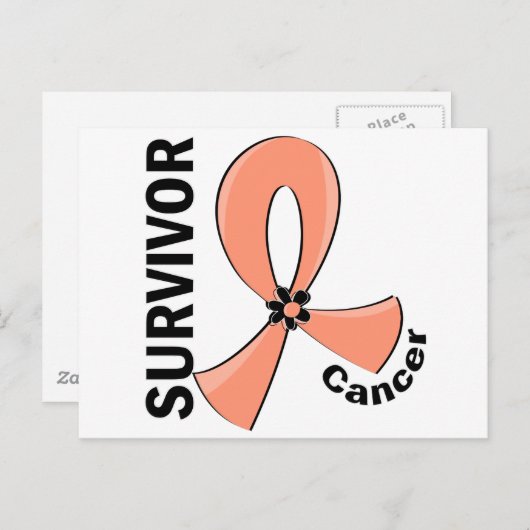 Uteriene kanker Overleving 12 Briefkaart (Voorkant / Achterkant)