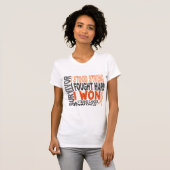 Uteriene kanker Overleving 4 T-shirt (Voorkant volledig)