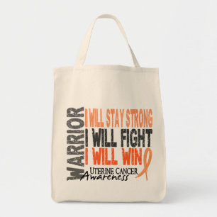 Uteriene kanker Warrior Tote Bag
