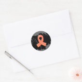 Uteriene kankerdoorlatend lintje met breekbaar ronde sticker (Envelop)