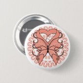 Uteriene kankervlindercirkel van linten ronde button 5,7 cm (Voorkant /achterkant)