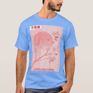 Uterine Cancer Awareness Sakura Cherry Blossom T-shirt