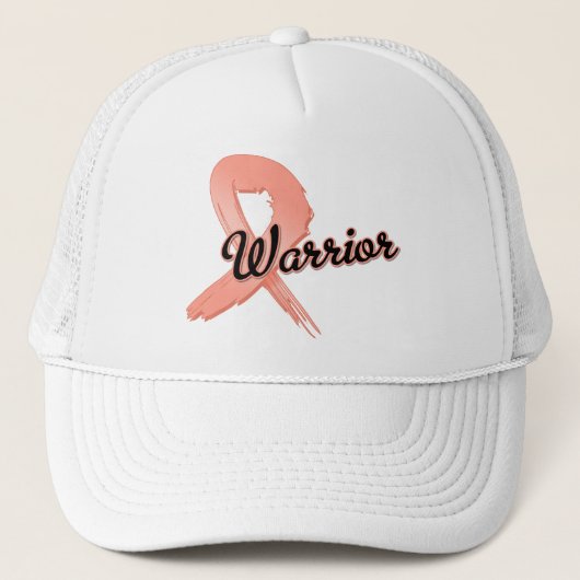 Uterine Cancer Warrior Grunge Ribbon Trucker Pet (Voorkant)