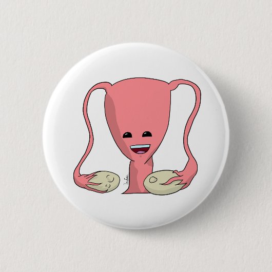 Utero Feliz Ronde Button 5,7 Cm (Voorkant)