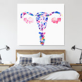 Uterus Canvas Afdruk (Insitu (Slaapkamer))