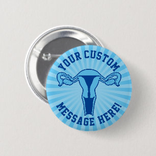 Uterus Graphic + aangepaste tekst Button