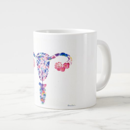 Uterus Grote Koffiekop (Voorkant rechts)