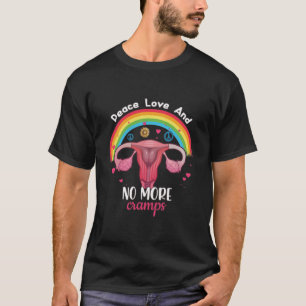 Uterus hysterectomie Ovarium Cartoon T- T-shirt