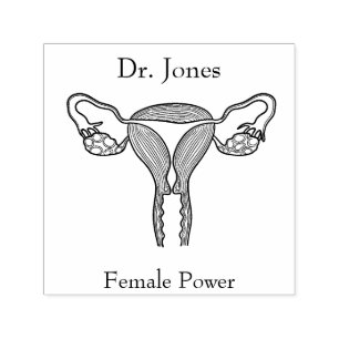 Uterus, menselijke organen die rubber zegels  zelfinktende stempel