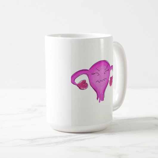 Uterus mok! koffiemok (Voorkant rechts)