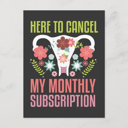 Uterus Removal Chirurgie ondersteuning Hysterectom Briefkaart (Voorkant)