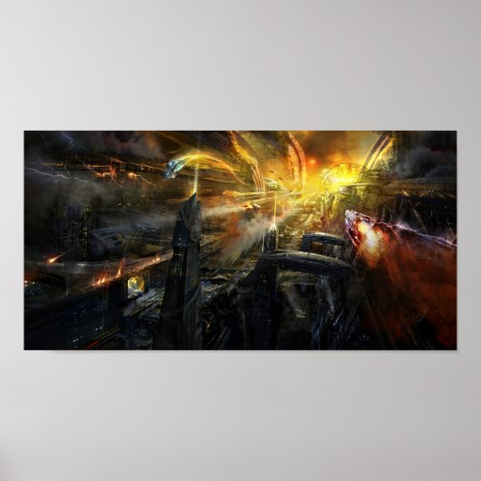 Utherworlds Battlestar Poster (Voorkant)